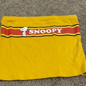Peanuts crop top size Large